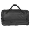 Travelite Basics Wheeled duffle expand Black – cestovní taška na kolečkách, detail zipu