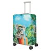 Travelite Luggage Cover M Koala – obal na kufr, při používání