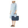 Reisenthel Loopshopper M Herringbone Dark Blue – nákupní taška, produktový pohled 6