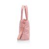 Puffer Tote Bag Side View Rose