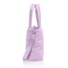 Puffer Tote Bag Side View Lavender