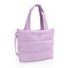 Puffer Tote Bag Front View Lavender 33ba8bdb 9ff2 459c a3c8 a24bc5c76a9d