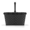 Reisenthel Carrybag Frame Glossy dots black – nákupní košík, celkový pohled