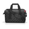 Reisenthel Allrounder M Glossy dots black – cestovní taška, celkový pohled