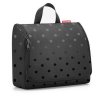 Reisenthel Toiletbag XL Glossy dots black – kosmetická taška, produktový pohled 2