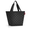 Reisenthel Shopper M Glossy dots black – nákupní taška, produktový pohled 4