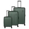 Travelite Dynamiic S,M,L exp Green – sada cestovních kufrů, celkový pohled
