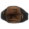 Travelite BARBARA Cozy Hobo Bag Black – kabelka, vnitřní prostor