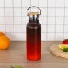 BAAGL Termoláhev s bambusovým víčkem Gradient červeno-černá, 500 ml – lifestyle fotografie 5