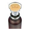 BAAGL Termoláhev s bambusovým víčkem Gradient červeno-černá, 500 ml – produktová fotografie 3