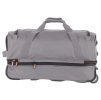Travelite Basics Wheeled duffle S Grey/orange – cestovní taška na kolečkách, produktový záběr 2
