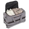 Travelite Basics Wheeled duffle S Grey/orange – cestovní taška na kolečkách, vnitřní prostor, záběr 5