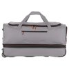 Travelite Basics Wheeled duffle L Grey – cestovní taška na kolečkách, detail zipu, záběr 3