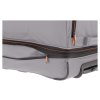 Travelite Basics Wheeled duffle L Grey – cestovní taška na kolečkách, detail zipu, záběr 4