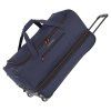 Travelite Basics Wheeled duffle L Navy/orang – cestovní taška na kolečkách, celkový pohled
