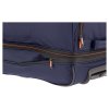 Travelite Basics Wheeled duffle L Navy/orang – cestovní taška na kolečkách, detail zipu