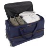 Travelite Basics Wheeled duffle L Navy/orang – cestovní taška na kolečkách, vnitřní prostor