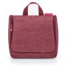 Reisenthel Toiletbag Twist maroon – kosmetická taška, celkový pohled