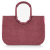 Reisenthel Loopshopper L Twist maroon – nákupní taška, celkový pohled