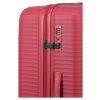 Travelite Air Stripe L Red – cestovní doplněk, detail zipu