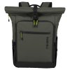 Travelite Briize Backpack M Roll-Up Khaki – batoh, pohled zepředu