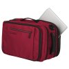 Travelite Crosslite 5.0 Board bag/Backpack S Red – batoh, detail zipu
