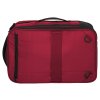 Travelite Crosslite 5.0 Board bag/Backpack S Red – batoh, detail zipu, záběr 6