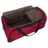 Travelite Crosslite 5.0 Wheeled Duffle L Red – cestovní taška na kolečkách, vnitřní prostor, záběr 7