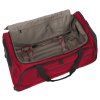 Travelite Crosslite 5.0 Wheeled Duffle M Red – cestovní taška na kolečkách, vnitřní prostor, záběr 6