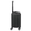 Travelite Next Business wheeler 4w Black – cestovní kufr, boční pohled