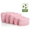 heys ecotex packing cube 5 pc set pink sand galerie 30140 0050 00 01