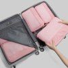 heys ecotex packing cube 5 pc set pink sand galerie 30140 0050 00 03