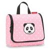 Reisenthel Toiletbag Kids Panda Dots Pink – kosmetická taška, celkový pohled