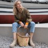 Reisenthel Carrybag Frame Rhombus Ginger – nákupní košík, fotografie v prostředí 3