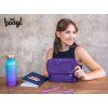 BAAGL Školní penál etue Plum – lifestyle fotografie 5