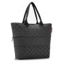 Reisenthel Shopper E1 Glossy dots black – nákupní taška, produktový pohled 4