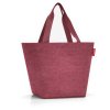 Reisenthel Shopper M Twist maroon – nákupní taška, produktový pohled 4