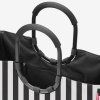 Reisenthel Loopshopper L Summerstripes black – nákupní taška, celkový pohled