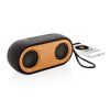 Bamboo X double speaker, black