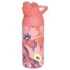 nerezova sportovni lahev s pitkem tide 700ml quokka coral sketch xd q40238 01