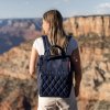 Reisenthel Allrounder R Rhombus Midnight Gold 15l – batoh, fotografie v prostředí 3