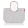 Reisenthel Loopshopper L Frame Twist Sky Rose – nákupní taška, celkový pohled