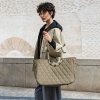 Reisenthel Loopshopper L Frame Rhombus Olive – nákupní taška, fotografie v prostředí 2