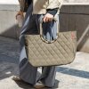 Reisenthel Loopshopper L Frame Rhombus Olive – nákupní taška, fotografie v prostředí 3