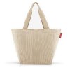 Reisenthel Shopper M Cord Sand – nákupní taška, celkový pohled
