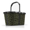 Reisenthel Carrybag Teddy leo olive – nákupní košík, produktový pohled 4
