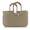 Reisenthel Loopshopper M Frame Rhombus Olive – nákupní taška, produktový pohled 3