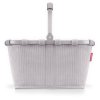 Reisenthel Carrybag Cord grey – nákupní košík, celkový pohled