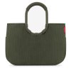 Reisenthel Loopshopper L Cord dark matcha – nákupní taška, produktový pohled 6