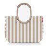 Reisenthel Loopshopper L Summerstripes coffee – nákupní taška, celkový pohled